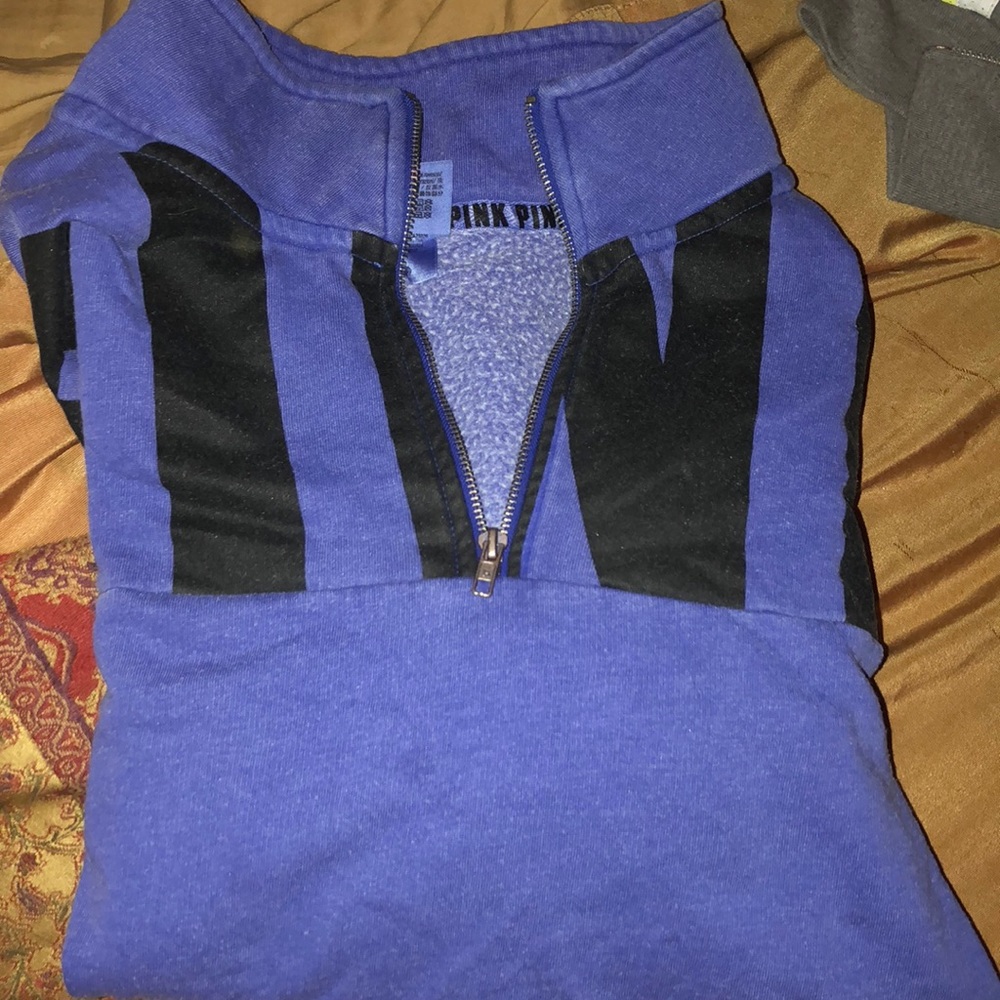 Pink half zip